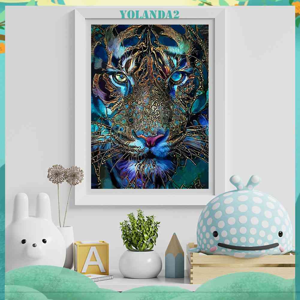 Tranh Đính Đá Kim Cương Toàn Bộ 5D DIY Hình Vẽ Hổ