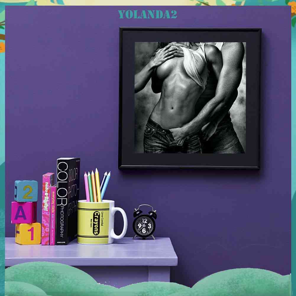 Bộ Tranh Đính Đá Tự Làm Toàn Diện Hình Cặp Đôi Tham Gia Vị Trí Nhà Cửa