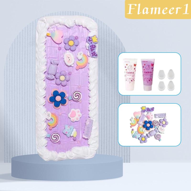 [Flameameer1] Hộp Đựng Bút Chì DIY Dễ Thương Bền Bỉ Dành Cho Trẻ Em