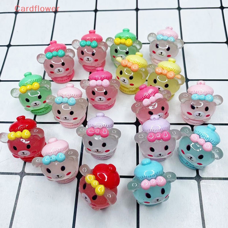 1 Thỏ / Gấu Dạ Quang Trang Trí Phong Cảnh DIY Mới