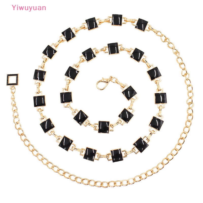 Thắt Lưng Dây Xích Kim Loại Mỏng Điều Chỉnh Được Thời Trang Quyến Rũ Cho Nữ