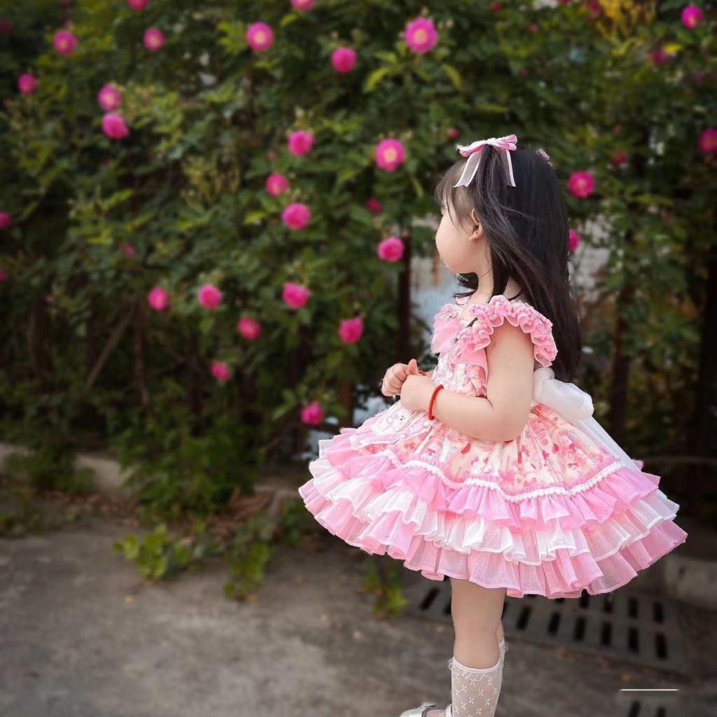 Đầm Công Chúa Lolita Thời Trang Mùa Hè 2023 Cho Bé Gái