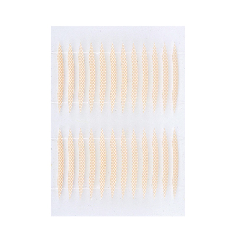 Miếng Dán Kích Mí Đôi Màu Lì Và Bong Bóng Tự Nhiên Một Mặt Tạo Kiểu Mắt Sắc Nét