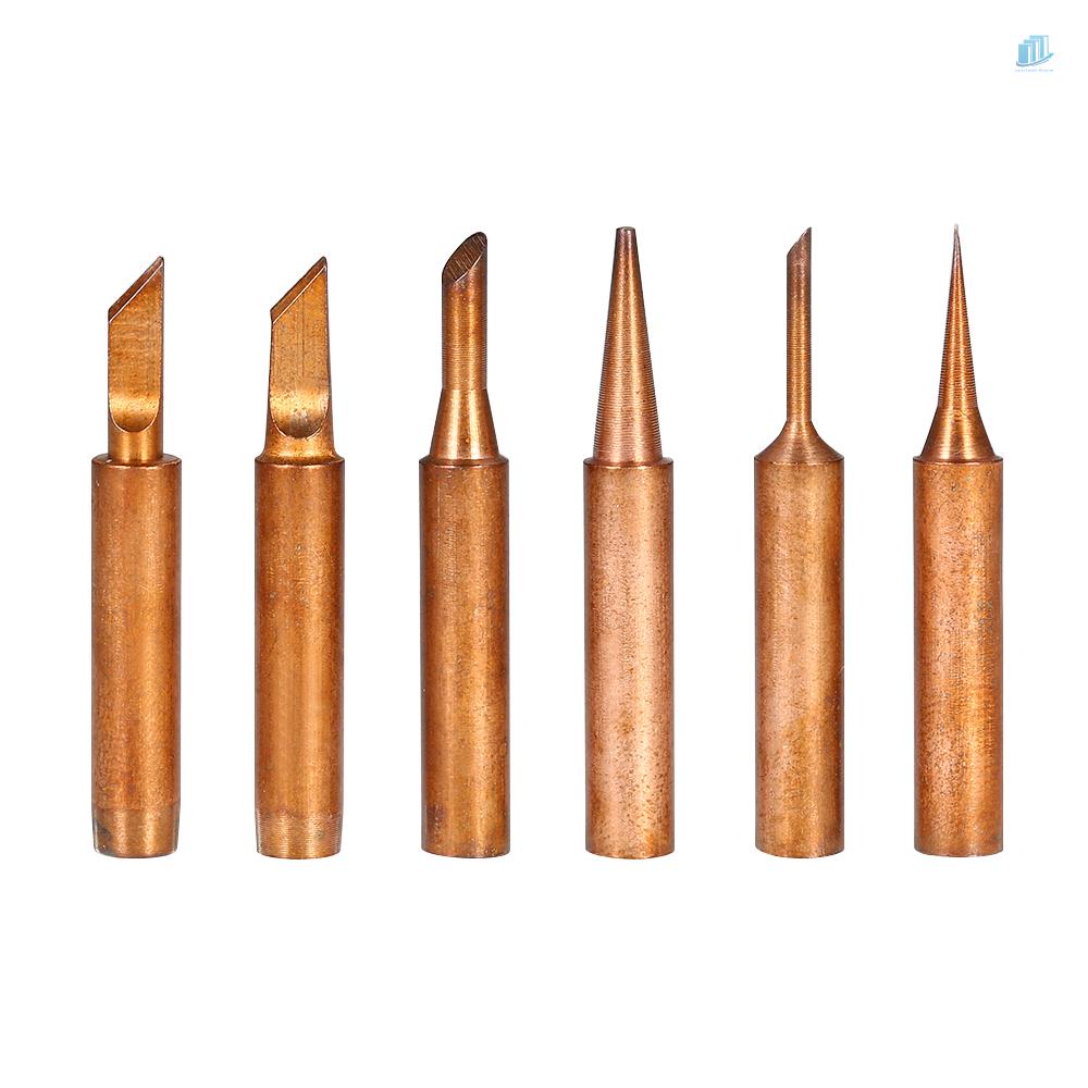 Bộ 6 Đầu Hàn Bằng Đồng Thau 900M-T Chuyên Dụng Sửa Chữa