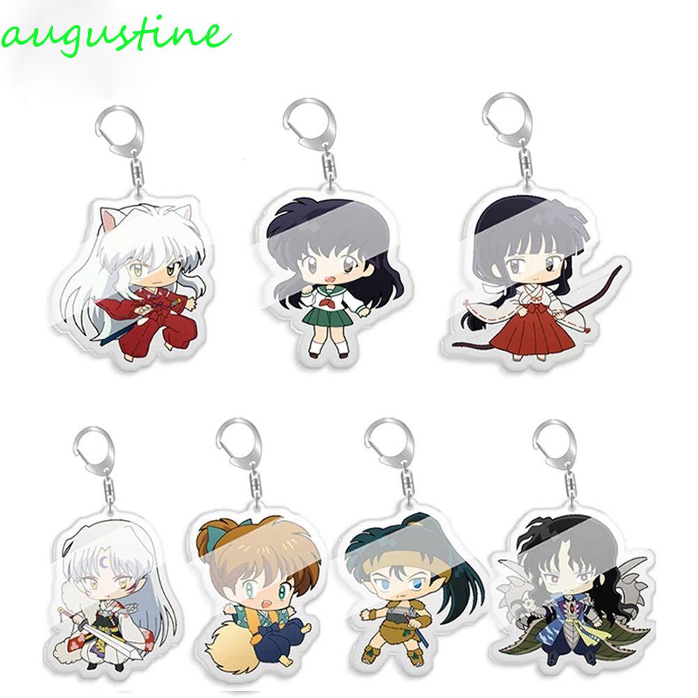 Móc Khóa Acrylic Hai Mặt Họa Tiết Anime AUGUSTINE Dễ Thương