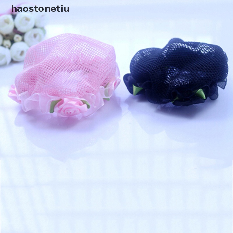 Lưới Buộc Tóc Đính Hoa Dễ Thương Cho Bé Gái