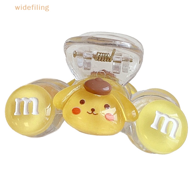 Kẹp Tóc Bằng Pu Hình Cá Mập Melody Cinnamoroll Kuromi Dễ Thương Y2K