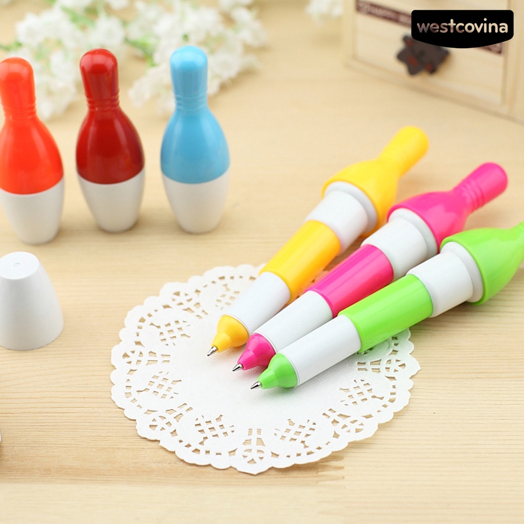 [COD]♪Set 10 Bút Bi Chống Nhòe Có Thể Kéo Dài Dễ Thương