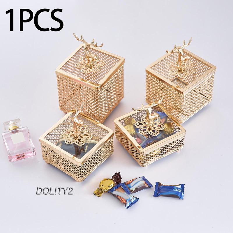 [Dolity2] Hộp Đựng Trang Sức Sang Trọng Trọng Lượng Nhẹ Cho Phòng Ngủ