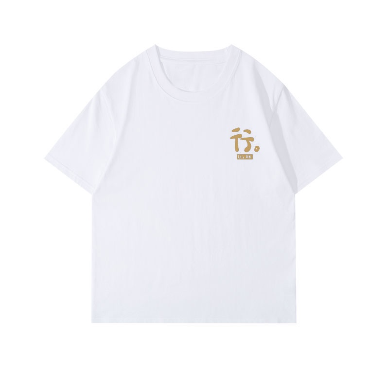 Áo thun unisex NRVP 100% cotton ngắn tay phong cách Hàn Quốc thời trang 2023