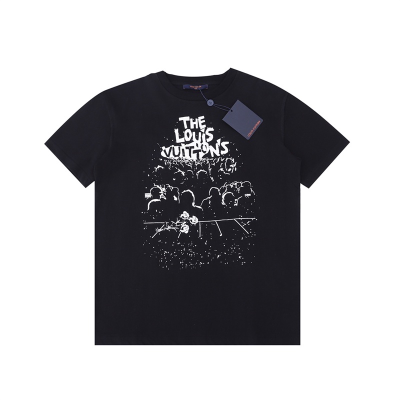 Áo Thun Tay Ngắn Cổ Tròn In Hình Ban Nhạc L55v Ktyujrry Thời Trang Phong Cách Unisex