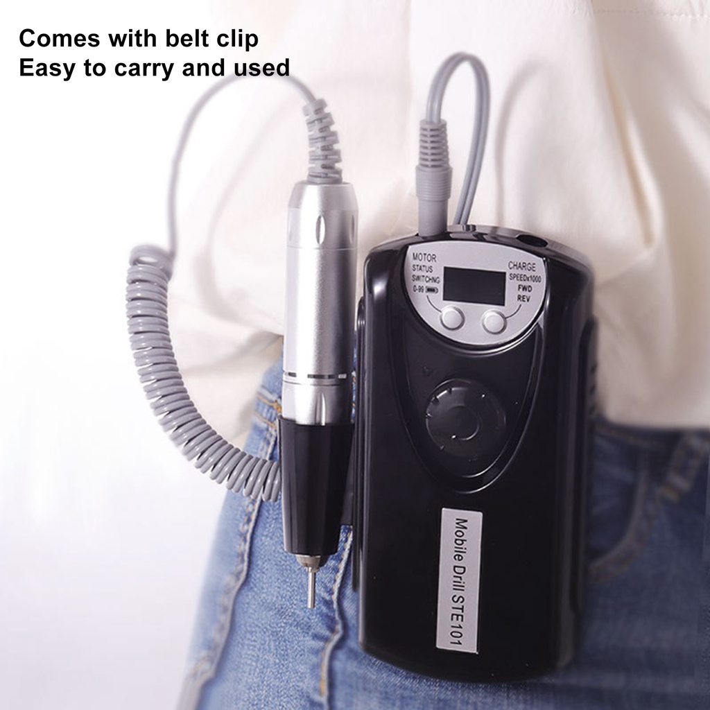 1 Bộ Dụng Cụ Dũa Móng Tay Bằng ABS Tinh Tế Nhỏ Gọn Dành Cho Nữ