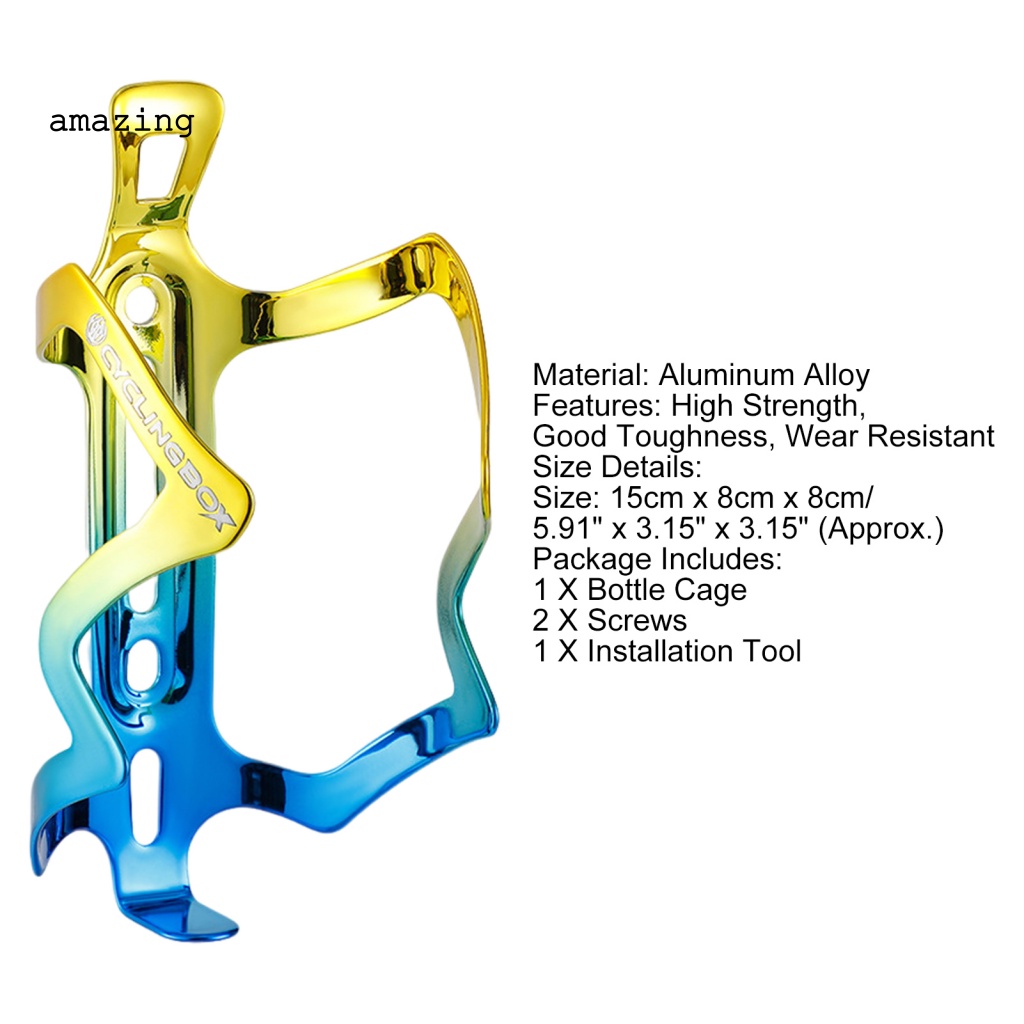 Bình Nước Mạ Điện Màu Sắc Tươi Sáng Chống Mài Mòn Cho Xe Đạp Leo Núi