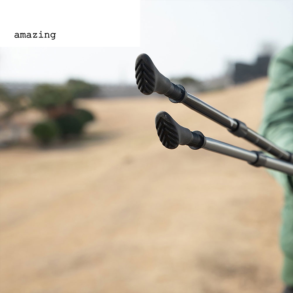 Vỏ Bọc Đầu Gậy Alpenstock Mini Bằng Cao Su Tiện Dụng Cho Đi Bộ Đường Dài / Cắm Trại