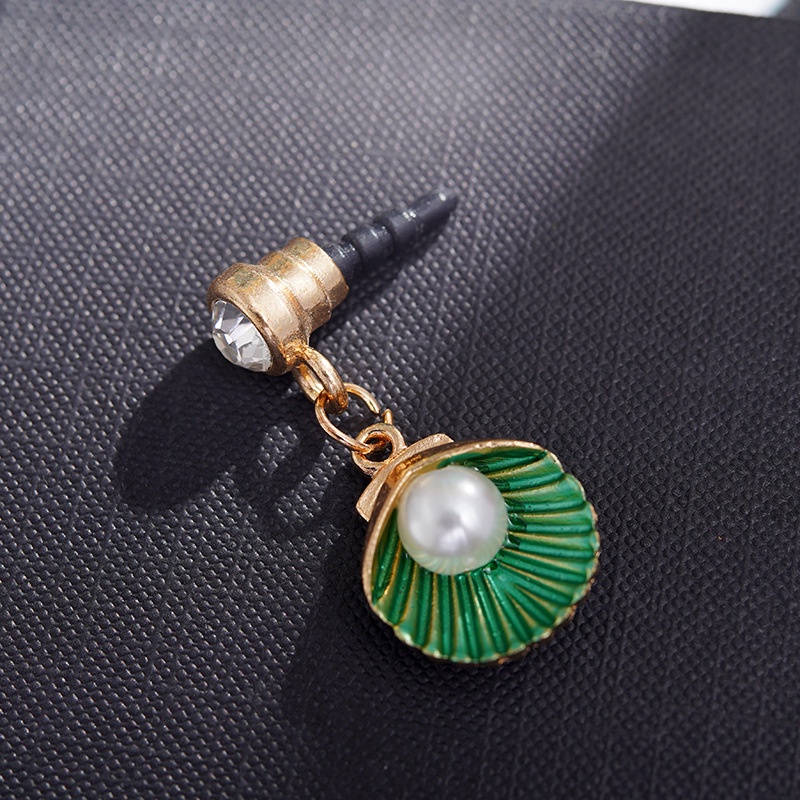 Nút Chống Bụi Cho Lỗ Cắm Tai Nghe Điện Thoại Di Động DIY Bằng Hợp Kim Sáng Tạo