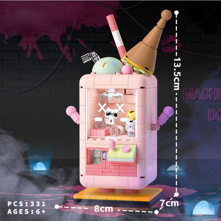 Mô Hình Đồ Chơi Lắp Ráp Máy Chim Hạc MINI Sáng Tạo Dùng Để Làm Quà Tặng Cho Bé Gái