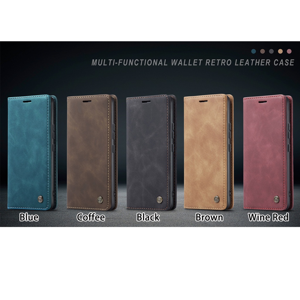 Bao Da Điện Thoại Dạng Ví Có Ngăn Đựng Thẻ Và Giá Đỡ Cho Xaiomi Mi Redmi Note 11 11X 11A 12 12C 13 K40 Lite POCO F3 X5 Pro 5G