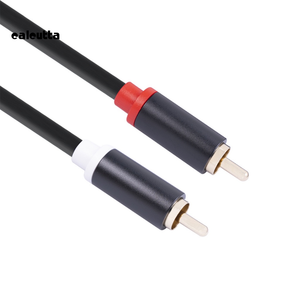 Cáp Âm Thanh Mạ VàNg 2 RCA ĐầU CắM Sang ĐầU CắM 2X6.35Mm AUX Chuyên DụNg