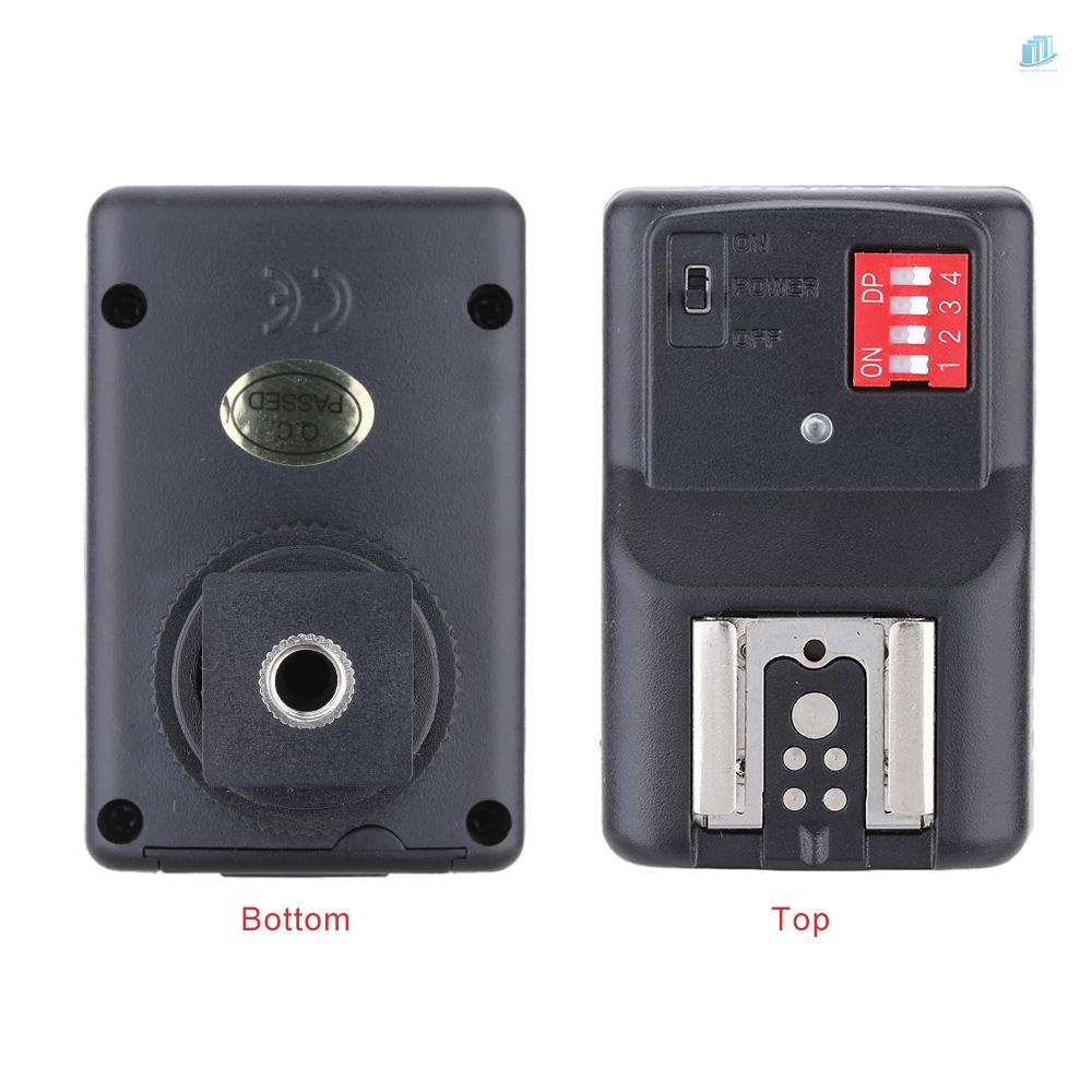ANDOER Set 1 Bộ Kích Hoạt Đèn Flash Không Dây 16 Kênh + 3 Bộ Thu + 1 Dây Đồng Bộ Cho Pentax Olympus Sigma Sunpak Vivitar Neewer YOUNGNUO Speedlite