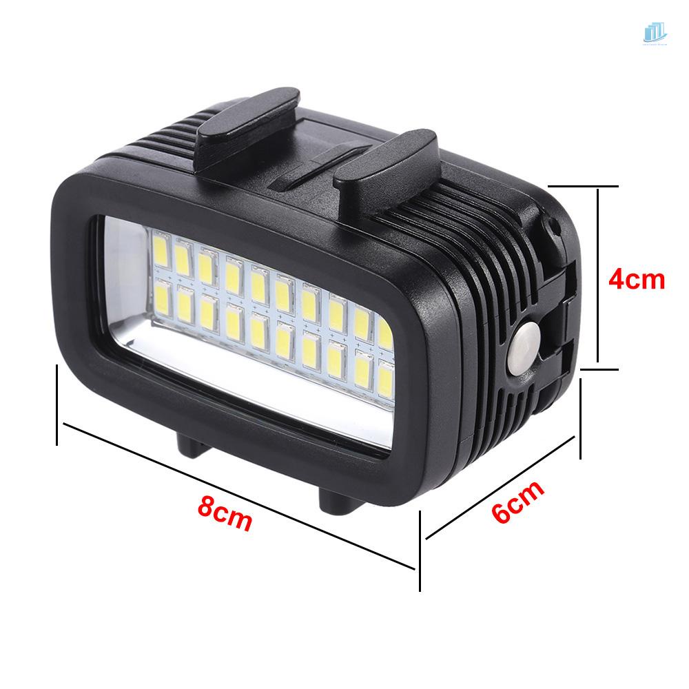 Đèn LED Chiếu Sáng Công Suất Cao 700LM Chống Nước 40M 1200mAh Tích Hợp Pin Sạc Cho SJCAM Xiaomi Yi Sports Action