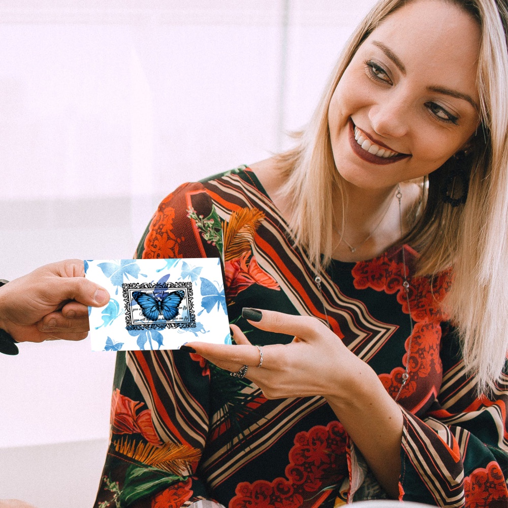 1 Tấm Tem Đóng Dấu Bằng Silicone Trong Suốt Hình Hoa / Bướm Trang Trí Sổ Tay DIY