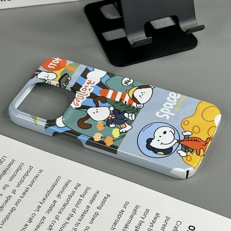 Edge Ốp Lưng Snoopy Đáng Yêu Nhiều Mẫu Mã Cho Điện Thoại Iphone promax 13 14Pro Xr xs12 A3SX 11