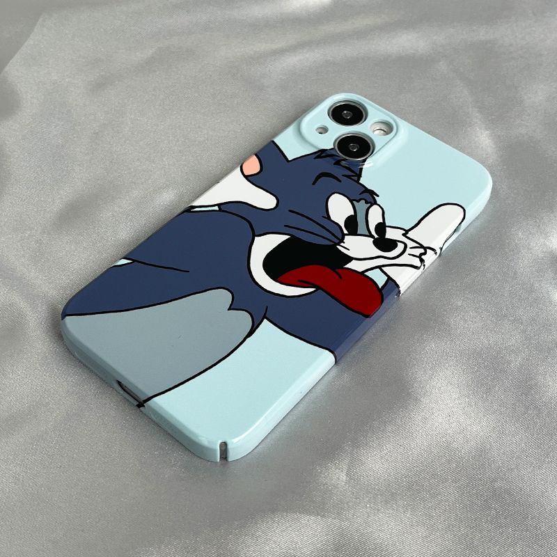 Ốp Điện Thoại Cứng In Hình Mèo Và Chuột Cho iPhone12 8 13p7iphone14 xs 11