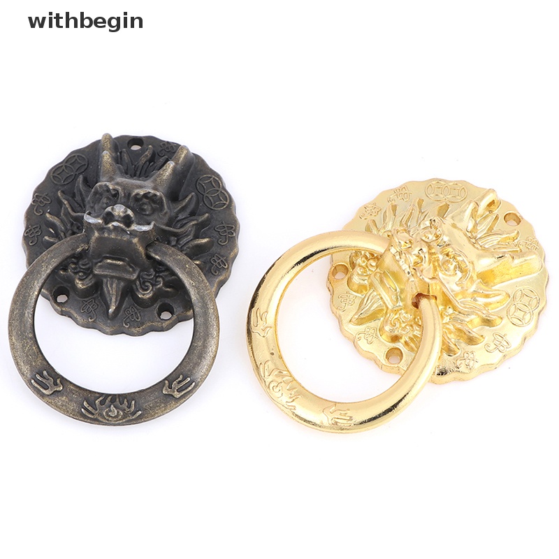 Set 10 Tay Nắm Cửa Tủ Hình Đầu Rồng Phong Cách Vintage