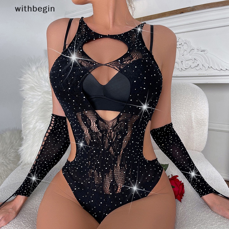 Áo Choàng Lưới Babydoll Đính Đá Quyến Rũ Free Size n