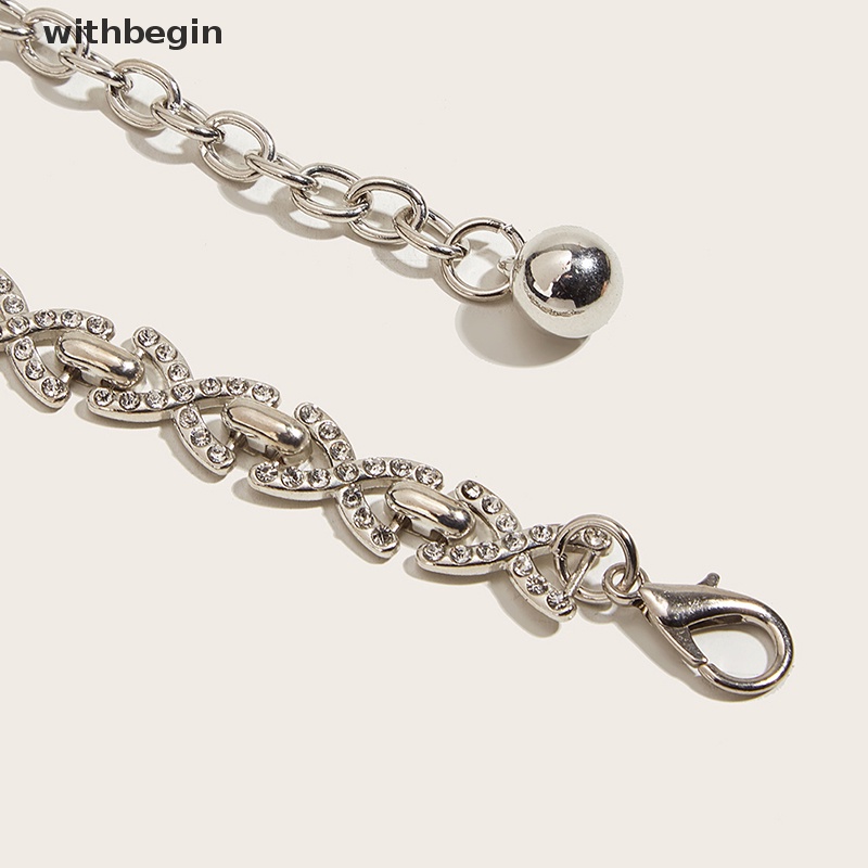 Thắt Lưng Dây Xích Kim Loại Thời Trang Cho Nữ