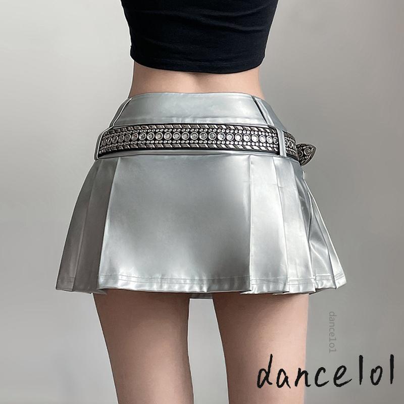 Chân Váy Nhảy Múa Lưng Cao Xếp Li Phong Cách Đường Phố Thời Trang Xuân Hè Cho Nữ Dance1