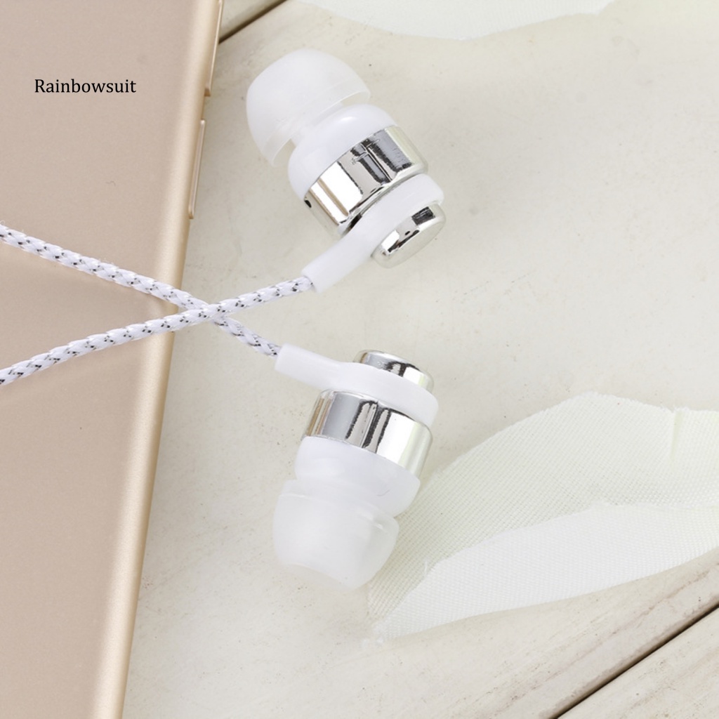 Tai Nghe Bass Thể Thao Nhét Tai Có Dây 1.2m Cho Điện Thoại / Máy Tính Bảng