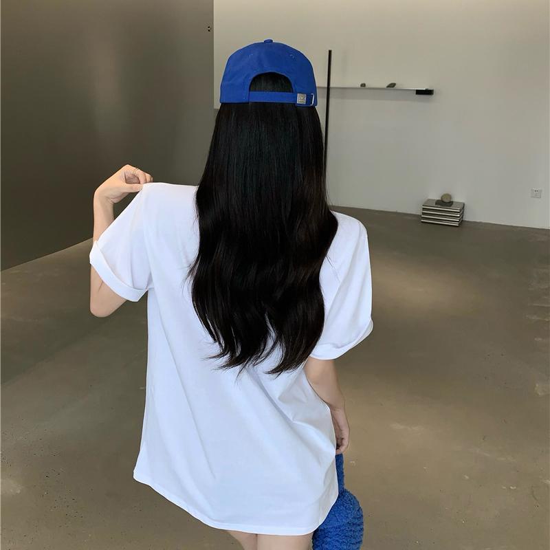 Áo Thun Tay Ngắn Plus Size Phong Cách Hàn Quốc Thời Trang Mùa Hè Cho Nữ