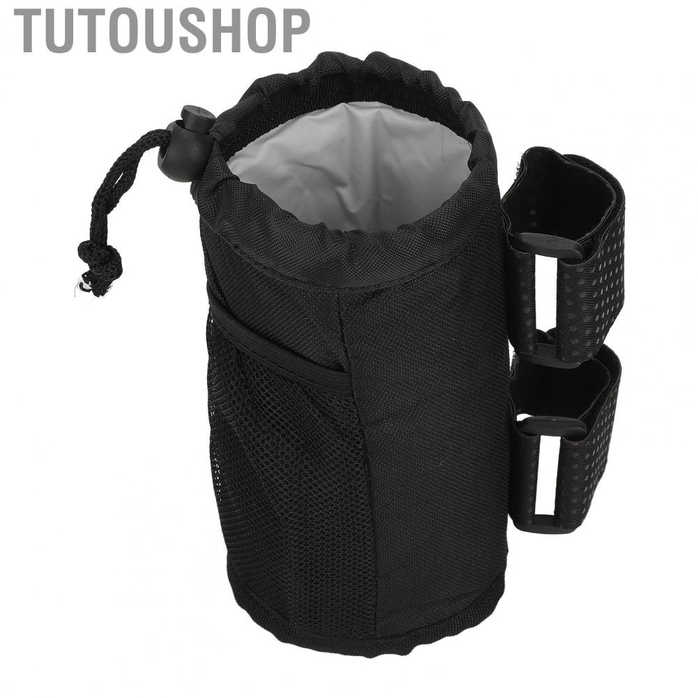 Tutoushop Bike Bottle Holder  Cup Easy Installation Oxford Fabric for Cycling Travel Camping