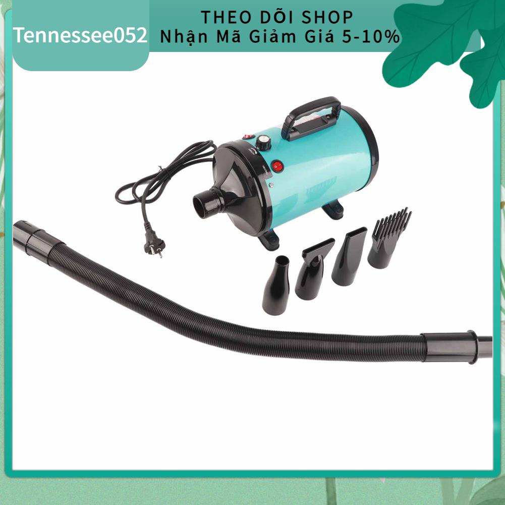 Tennessee052 Máy Sấy Cho Chó Tốc Độ Có Thể Điều Chỉnh Ồn Thấp Chịu Nhiệt Di Động Thổi Chải Lông Thú Cưng Mèo Phích Cắm Châu Âu