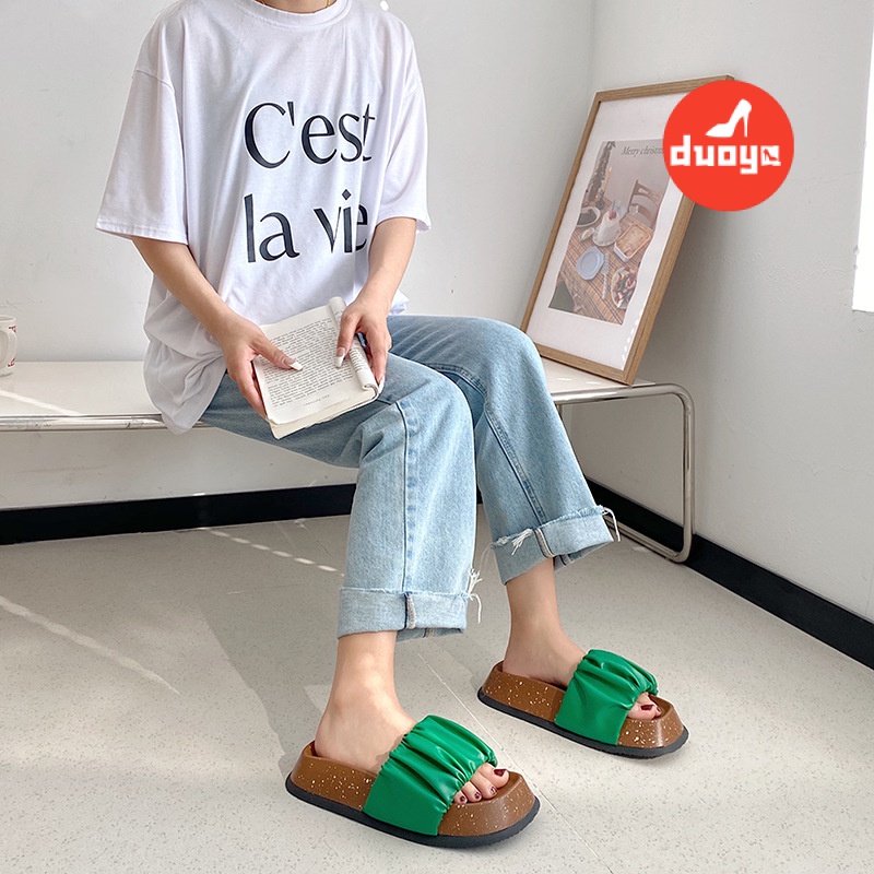 Giày Thể Thao Mùa Hè 2022 Đế Dày Đính Đá Pha Lê Màu Bạc Đế Dày Chống Trượt Chống Mòn Phong Cách Retro Độc Đáo Cho Nữ