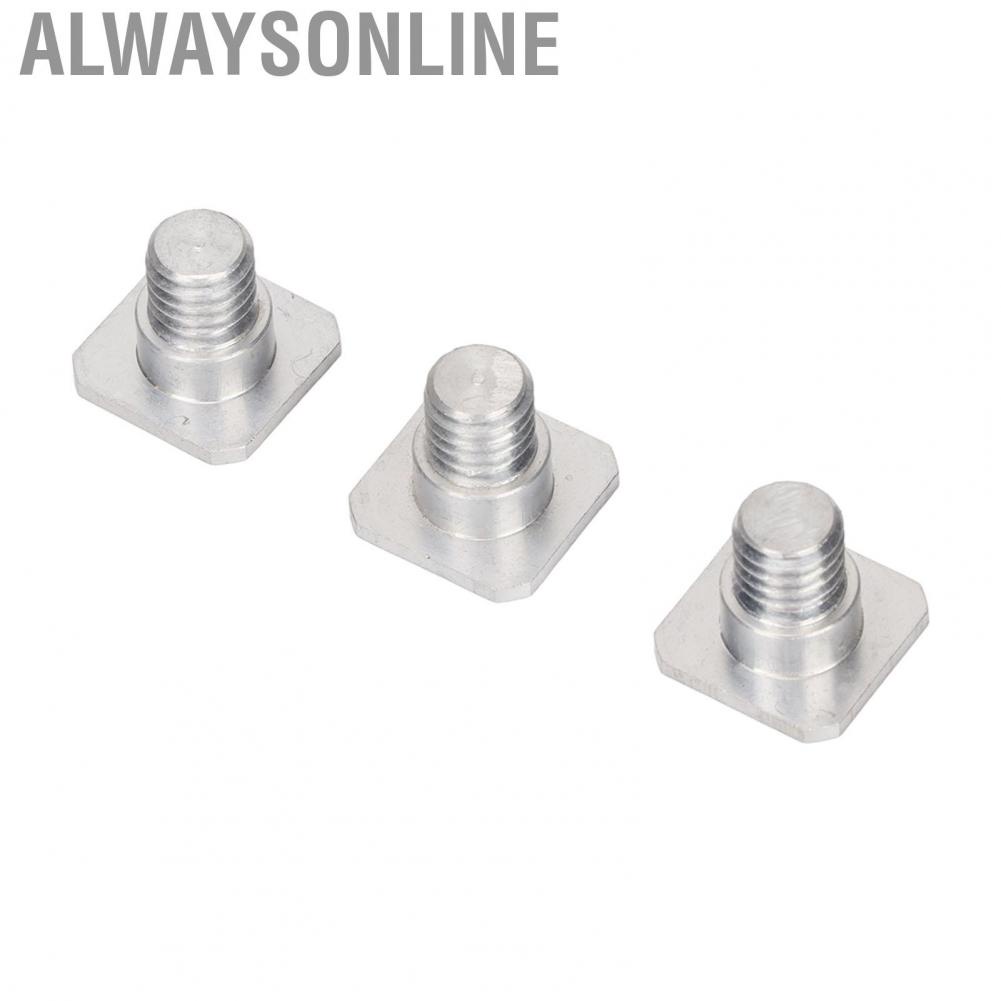 Alwaysonline 3PCS 1/4in Female to 3/8in Male Screw Convert Adapter Quick Release for SLR  Tripod