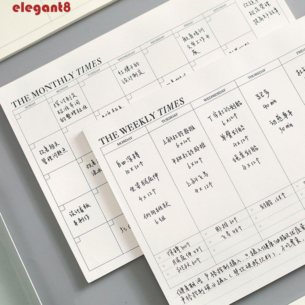 1 Lịch Trình Lên Kế Hoạch Hàng Tuần Kiểu Dáng Đơn Giản