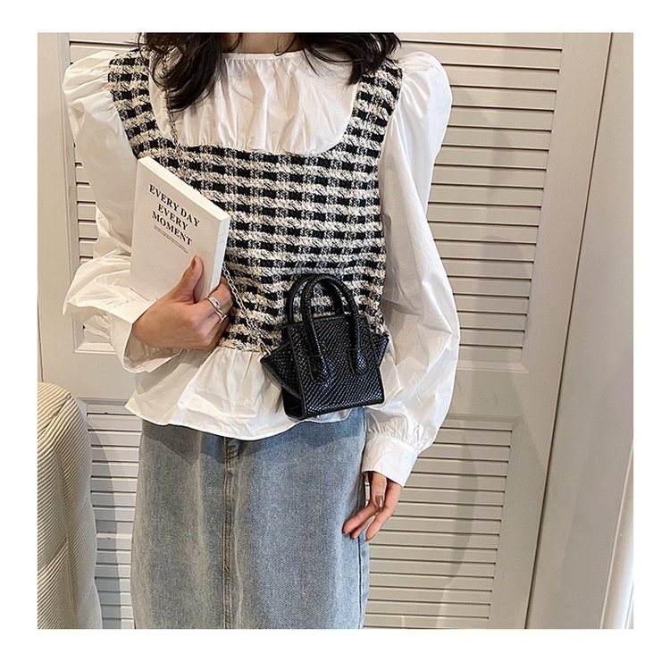 Túi Đeo Chéo Mini Hình Vuông Đính Đôi Cánh Thời Trang Hàn Quốc Cho Nữ