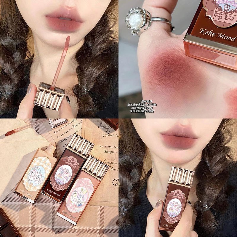 Son Môi Kekemood Chất Nhung Lì Không Dễ Phai Không Dính Thành Cốc