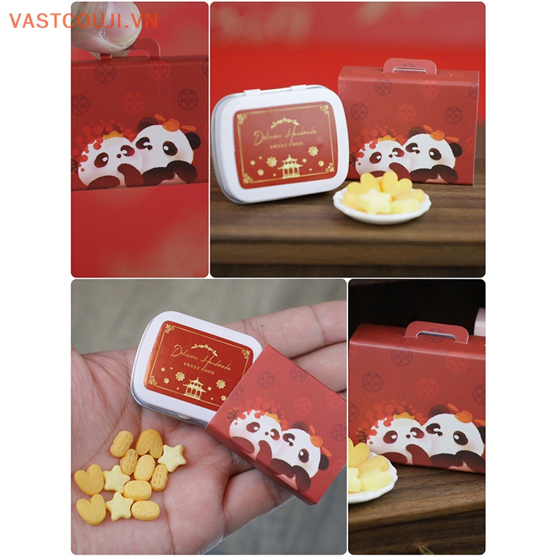 1 Set Hộp Bánh Quy Trang Trí Nhà Búp Bê Cỡ 1 / 12