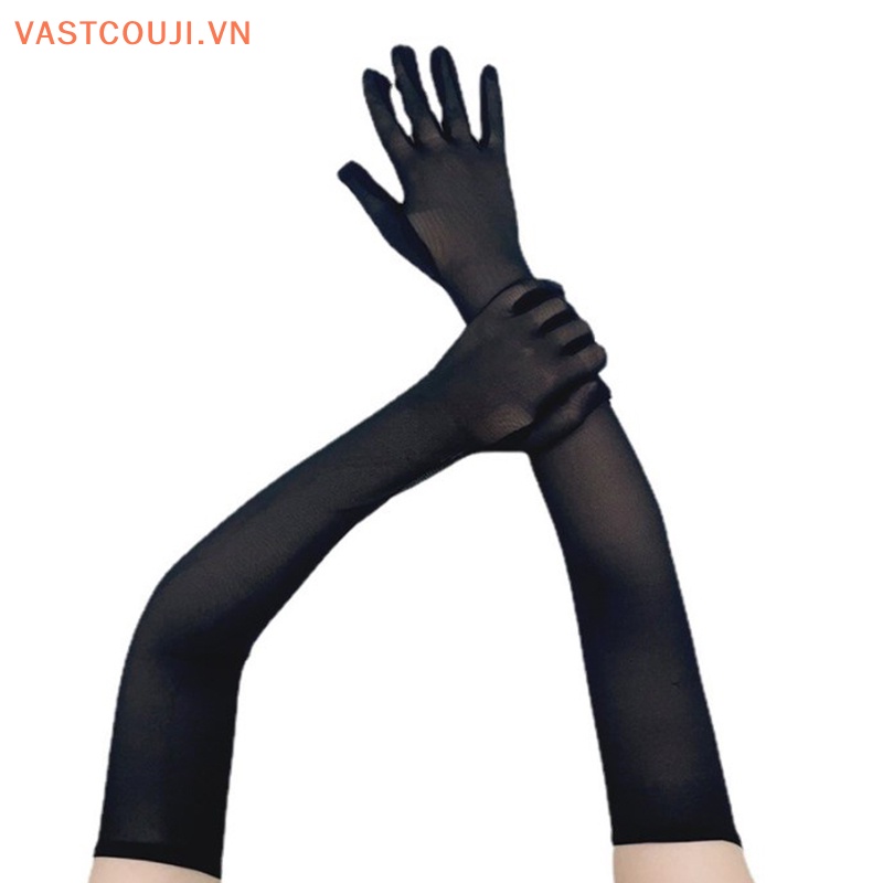 Găng Tay Ren Mỏng Co Giãn Tốt Trong Suốt Quyến Rũ Cho Nữ