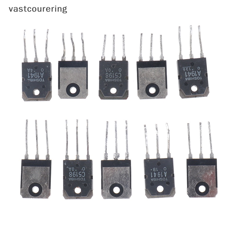 Bộ 10 Linh Kiện Bán Dẫn Chính Hãng 2SC5198 2SA1941 TO3P TO-3P