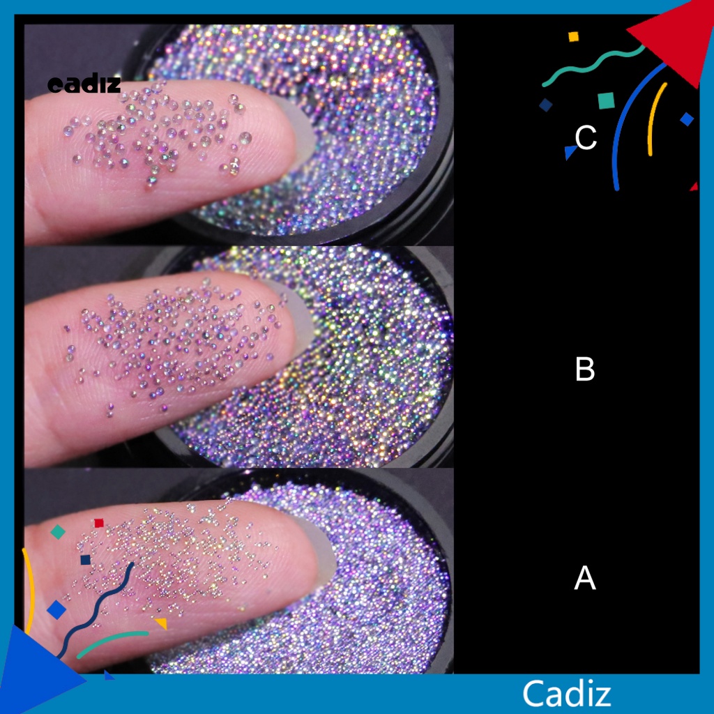 1 Hộp Hạt Laser Phản Quang Siêu Lấp Lánh Trang Trí Móng Tay