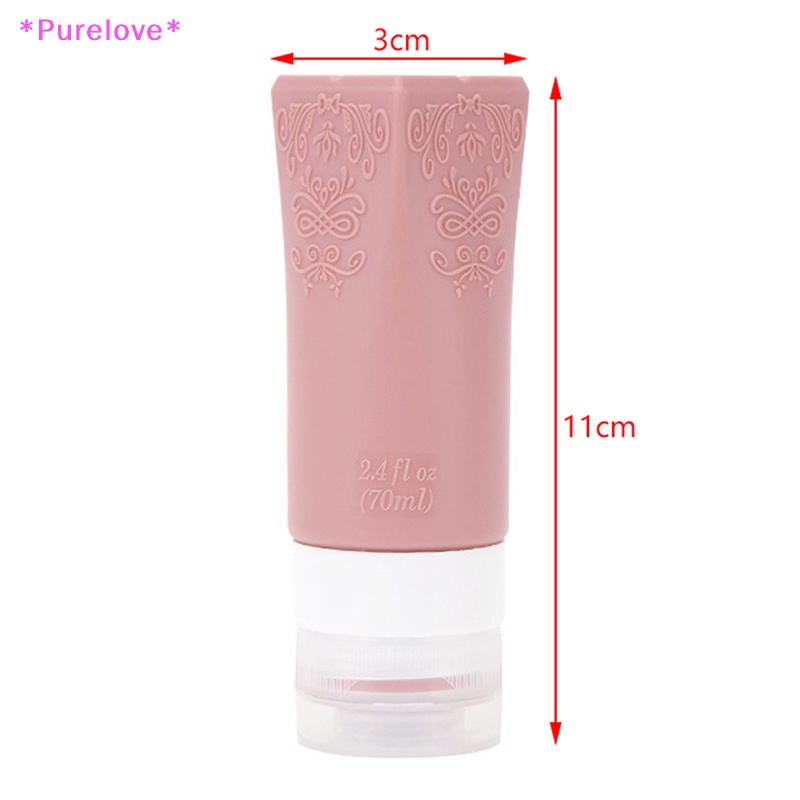 Chai Rỗng 70ML Bằng Silicon Dùng Chiết Mỹ Phẩm Khi Đi Du Lịch Mới