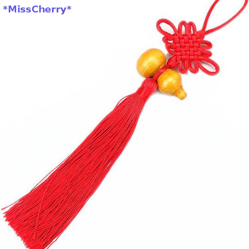1 Mặt Dây Chuyền Hình Hồ Lô Thắt Nút May Mắn Phong Thủy Trung Hoa Trang Trí Nhà Cửa / Xe Hơi Mới