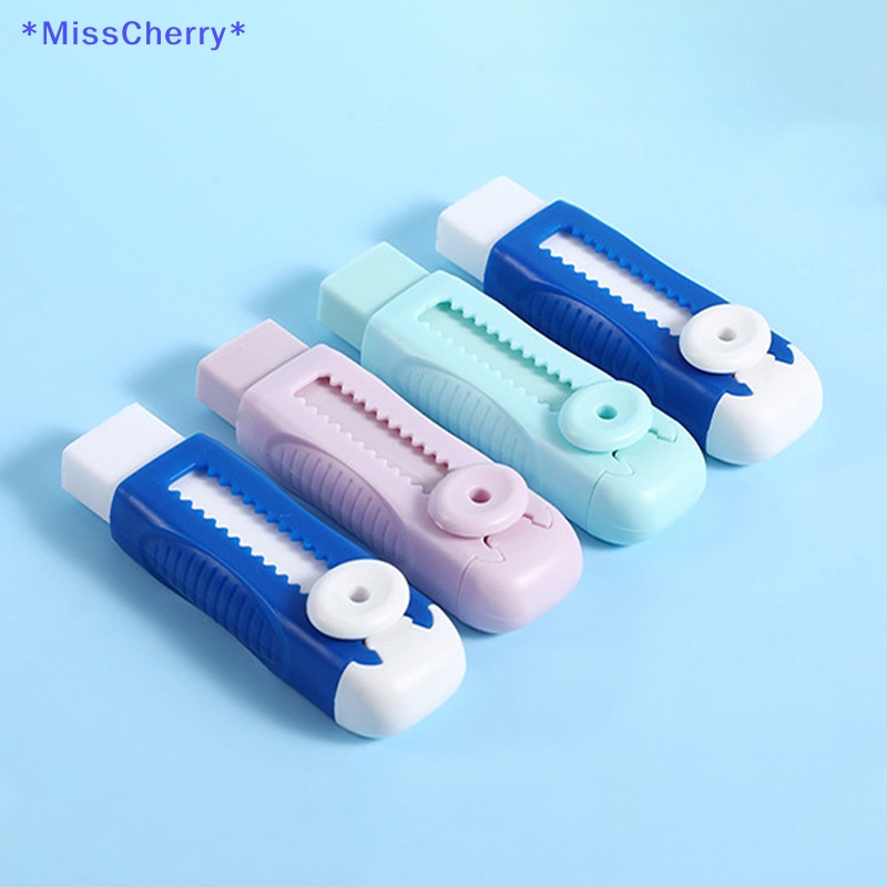 1 Bộ Gôm Tẩy Bút Chì Màu Bằng Nhựa Có Thể Thu Gọn Tiện Dụng Mới