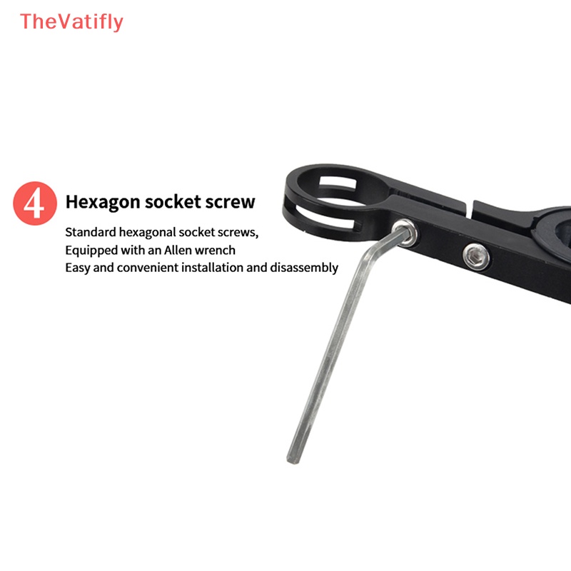 Giá Đỡ Đèn Pha Xe Đạp Mở Rộng Bằng Hợp Kim Sợi Carbon