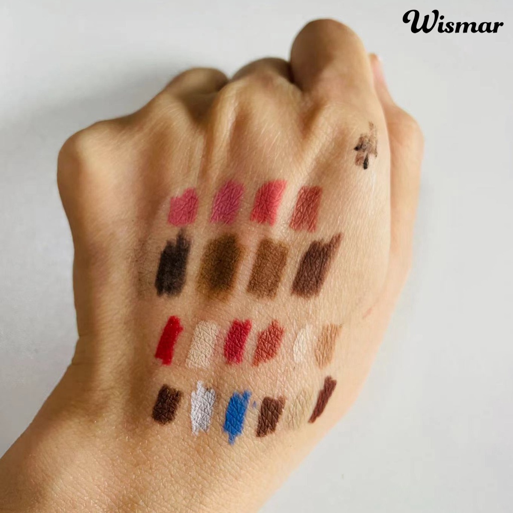 Bút Kẻ Mắt / Môi / Lông Mày 4 Trong 1 Kết Cấu Nhẹ Nhàng Chống Nước Không Gây Kích Ứng mr.2