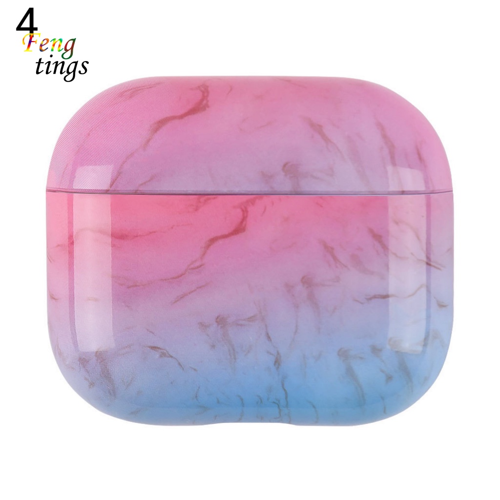 Vỏ Bảo Vệ Hộp Sạc Tai Nghe Bluetooth AirPods 3 Bằng PC Siêu Mỏng Họa Tiết Đá Hoa Cương Chống Rơi / Bụi Bẩn